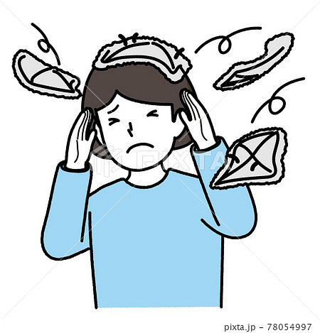 嫌がらせを受ける少女のイラスト 嫌がらせを受ける少女のイラスト 78054997