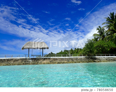 MaldivesMakunuduの桟橋 MaldivesMakunuduの桟橋 78058650