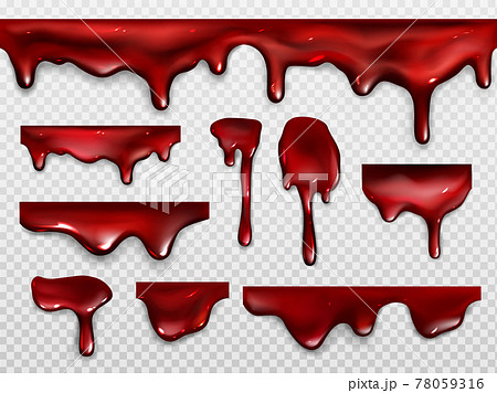 Dripping blood, red paint or ketchup Dripping blood, red paint or ketchup 78059316