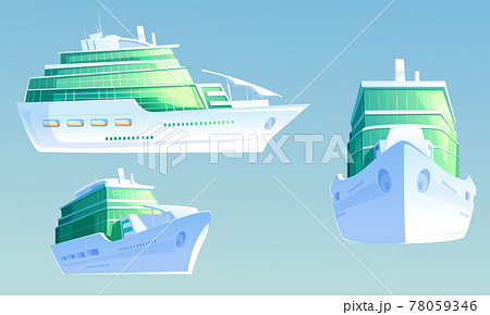 Luxury cruise liner for summer vacation and travel Luxury cruise liner for summer vacation and travel 78059346