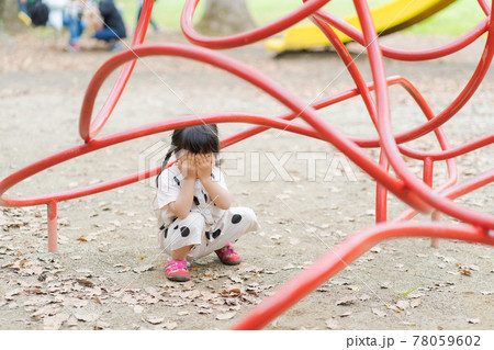 女の子　公園　遊具　未就園児 78059602