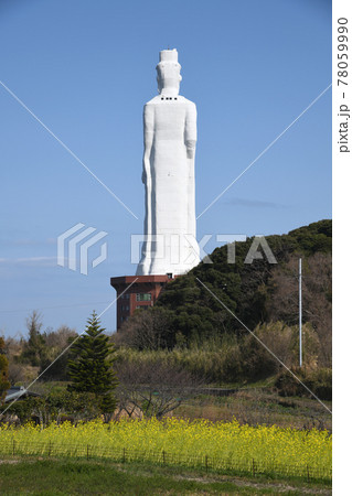 世界平和大観音像後姿縦位置 世界平和大観音像後姿縦位置 78059990