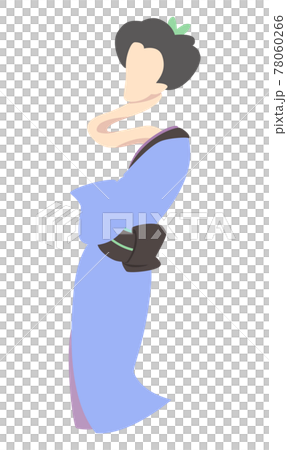 日本の妖怪 ろくろ首のイラスト 日本の妖怪 ろくろ首のイラスト 78060266