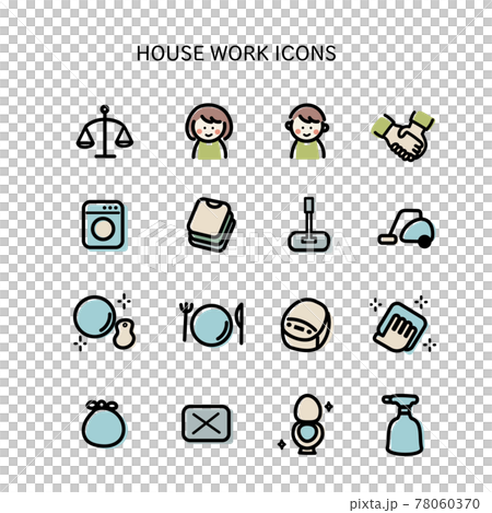 Housework sharing icon 78060370