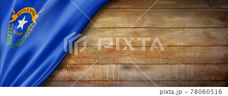 Nevada flag on old wood wall banner, USA Nevada flag on old wood wall banner, USA 78060516