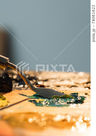 visual art painting class knife blending oil paint visual art painting class knife blending oil paint 78061622