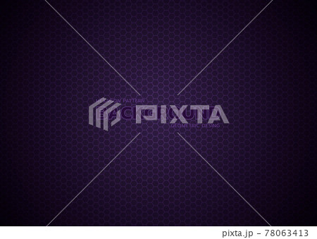 Hexagon pattern purple color background vignette design 78063413