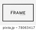 Minimal white pattern background black frame design 78063417