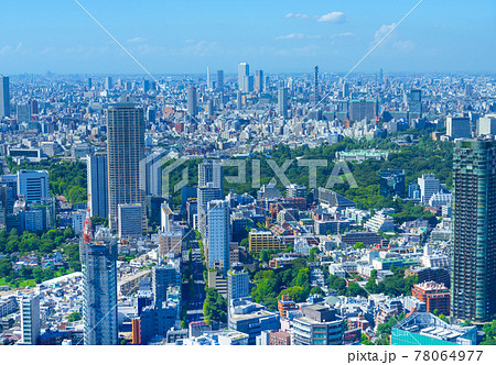 東京風景 六本木から望む街並み 池袋 青山 四谷 東京風景 六本木から望む街並み 池袋 青山 四谷 78064977