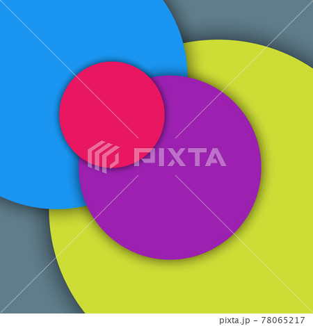 Modern unusual modern material design vector background. 78065217
