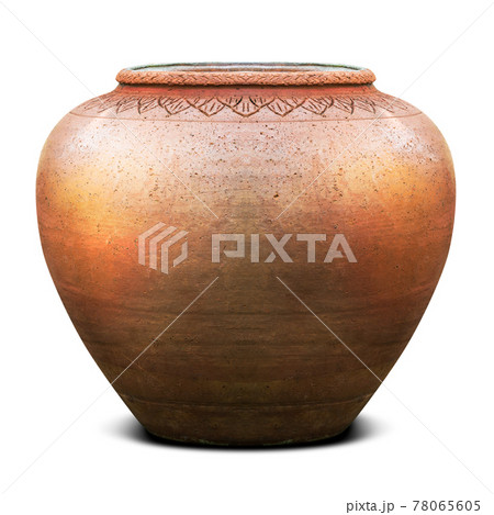 Traditional pottery isolated 78065605