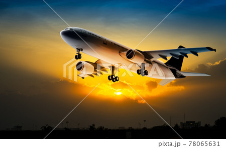 Airplane on the sky Airplane on the sky 78065631
