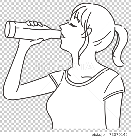 drink water drawing