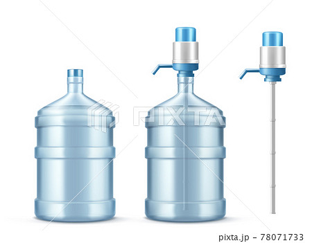 Pump cooler and big bottle for clean water 78071733