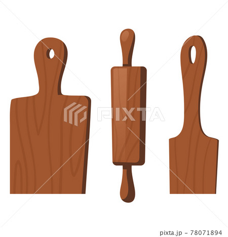 Wooden kitchen tools for cooking food 78071894