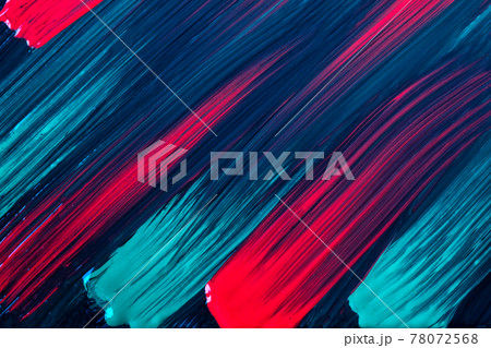 Abstract art background dark red and navy blue colors. Watercolor painting on canvas with turquoise strokes and splash. 78072568