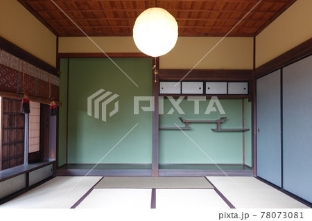 高麗郷古民家こと旧新井家住宅の和室（埼玉県日高市高麗本郷） 78073081