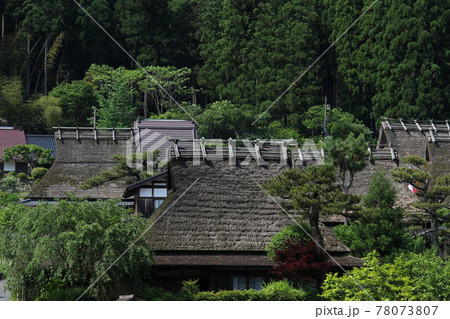 かやぶきの里　日本の原風景　京都美山　【京都府】 78073807