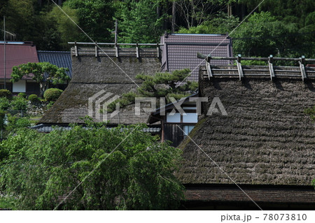 かやぶきの里　日本の原風景　京都美山　【京都府】 78073810