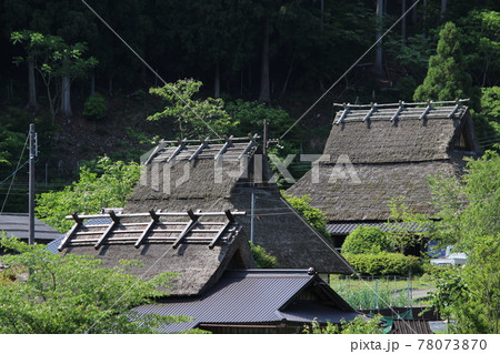 京都美山　かやぶきの里　【京都府】 78073870
