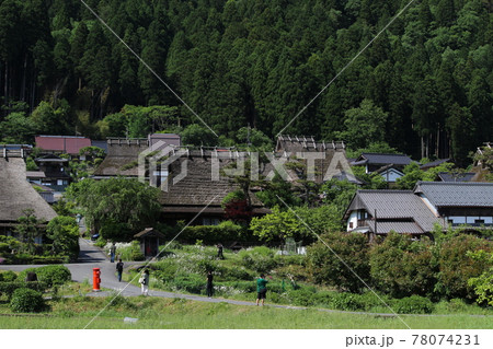 京都美山　茅葺きの里　日本の風景　【京都府】 78074231