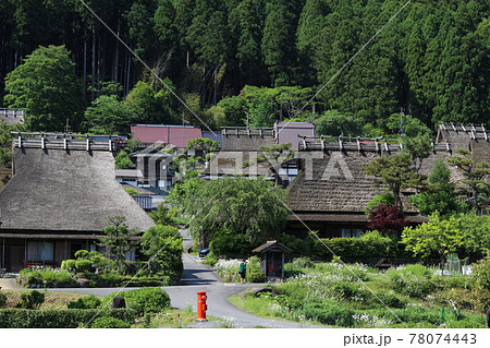 美山　かやぶきの里　郵便ポスト　【京都府】 78074443