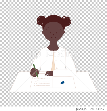 Studying child black 78074457