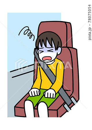 乗り物酔い 男の子 乗り物酔い 男の子 78075054
