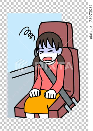 Motion sickness girl 78075082