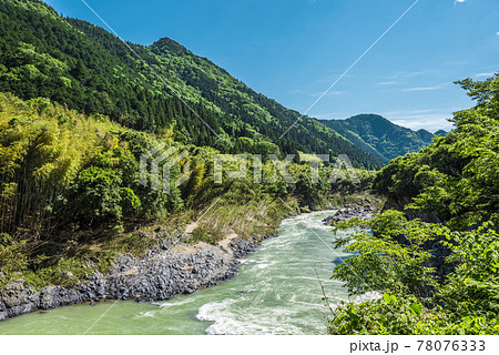 《岐阜県》七宗町　飛騨川　飛水峡 78076333
