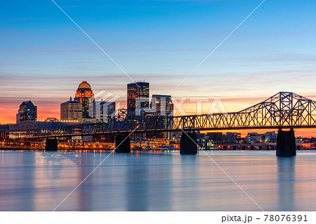 Louisville, Kentucky, USA Skyline on the River 78076391