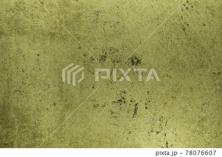 Green Golden Abstract Surface with Painted Grunge Background Texture 78076607