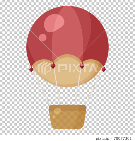 可愛的氣球 illustration_retro_red_gold 可愛的氣球 illustration_retro_red_gold 78077301