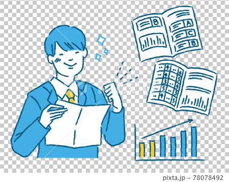 成績優秀的男同學報告成績 78078492