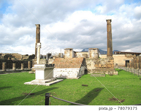 イタリアのポンペイ遺跡 イタリアのポンペイ遺跡 78079375