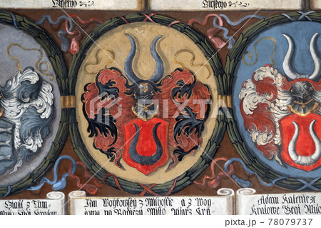 Prague dome caste building detail 78079737