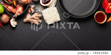 Ingredients for wok cooking Ingredients for wok cooking 78081680