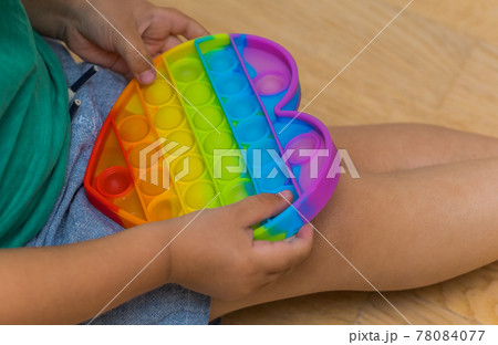Antistress toy pop it fidget baby boy hands. 78084077