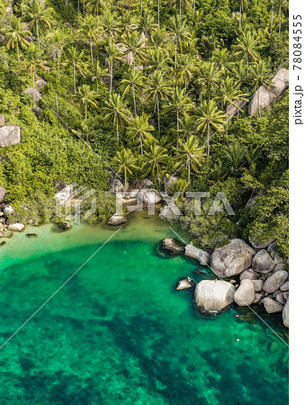 Aerial view of Koh Tao, Samui Province, Thailand 78084555