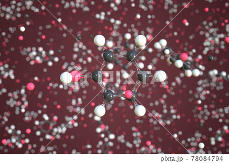 Molecule of phenol, conceptual molecular model. Scientific 3d rendering Molecule of phenol, conceptual molecular model. Scientific 3d rendering 78084794