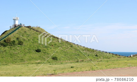 Scenery to enjoy the wide nature at the beach in Udo, Jeju Island 78086210