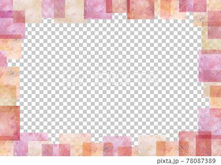 Warm watercolor frame frame Warm watercolor frame frame 78087389