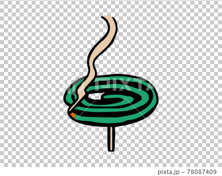 蚊取り線香のイラスト 78087409
