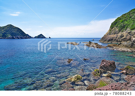 【輝津館展望所からの風景】 鹿児島県南さつま市坊津町坊 【輝津館展望所からの風景】 鹿児島県南さつま市坊津町坊 78088243