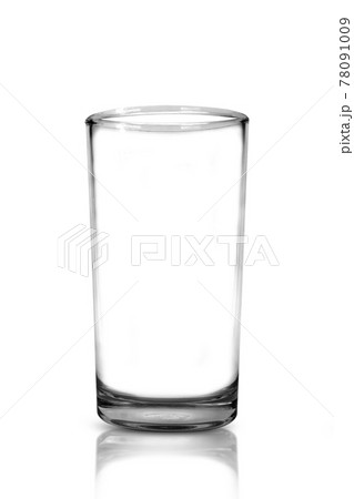 Glass or empty glass separately on white background Glass or empty glass separately on white background 78091009