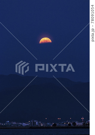 青森市街地とスーパームーン2021 青森市街地とスーパームーン2021 78091054