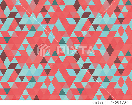 三角モザイク壁紙 ピンクのイラスト素材