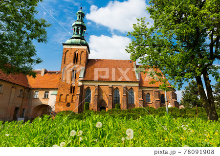 St. Jana Chrzciciela old landmark in Gniezno at sunny day, Poland 78091908