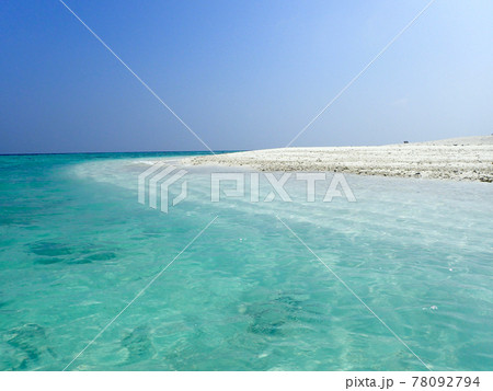 MaldivesMakunuduの波打ち際 MaldivesMakunuduの波打ち際 78092794