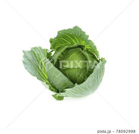 cabbage isolated on white background. 78092998